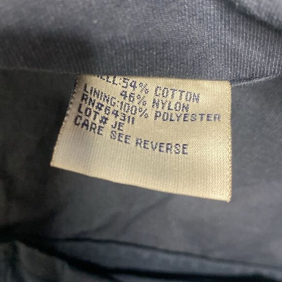 RAINFOREST Men’s Navy Cotton/Nylon Full Zip Hooded Jacket - Picture 5 of 9